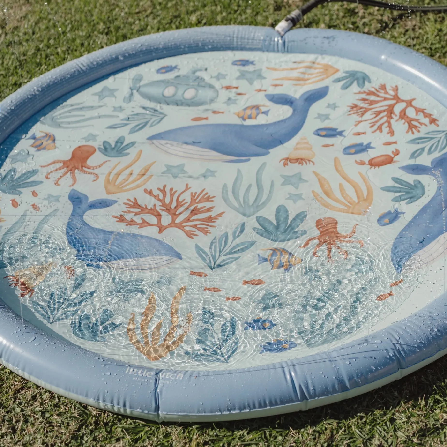 Waterspeelmat - Blauw - Ocean World
