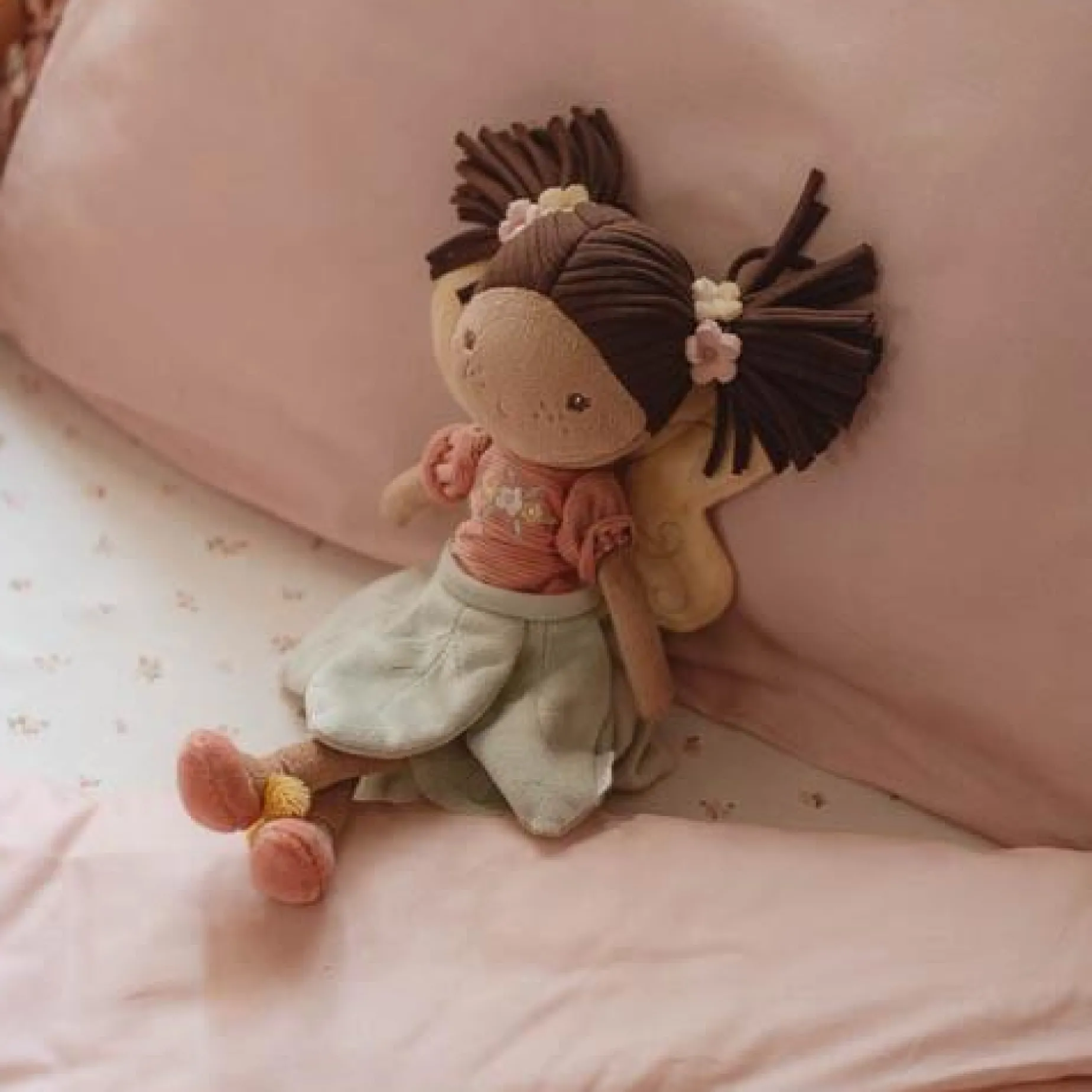 Wieg hoeslaken - Wit - Fairy Garden - Fairy Blossom
