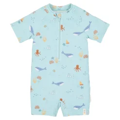 Zwempak korte mouw - Groen - Ocean Friends