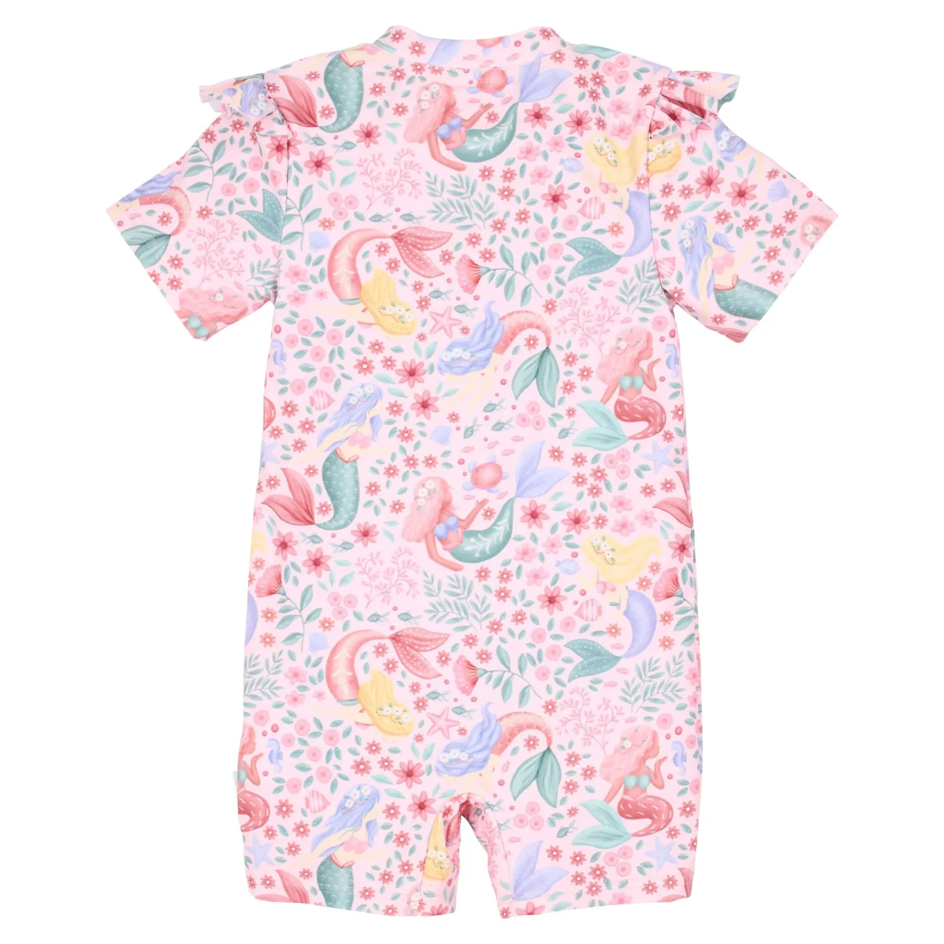 Zwempak korte mouw - Roze - Dreamy Mermaid