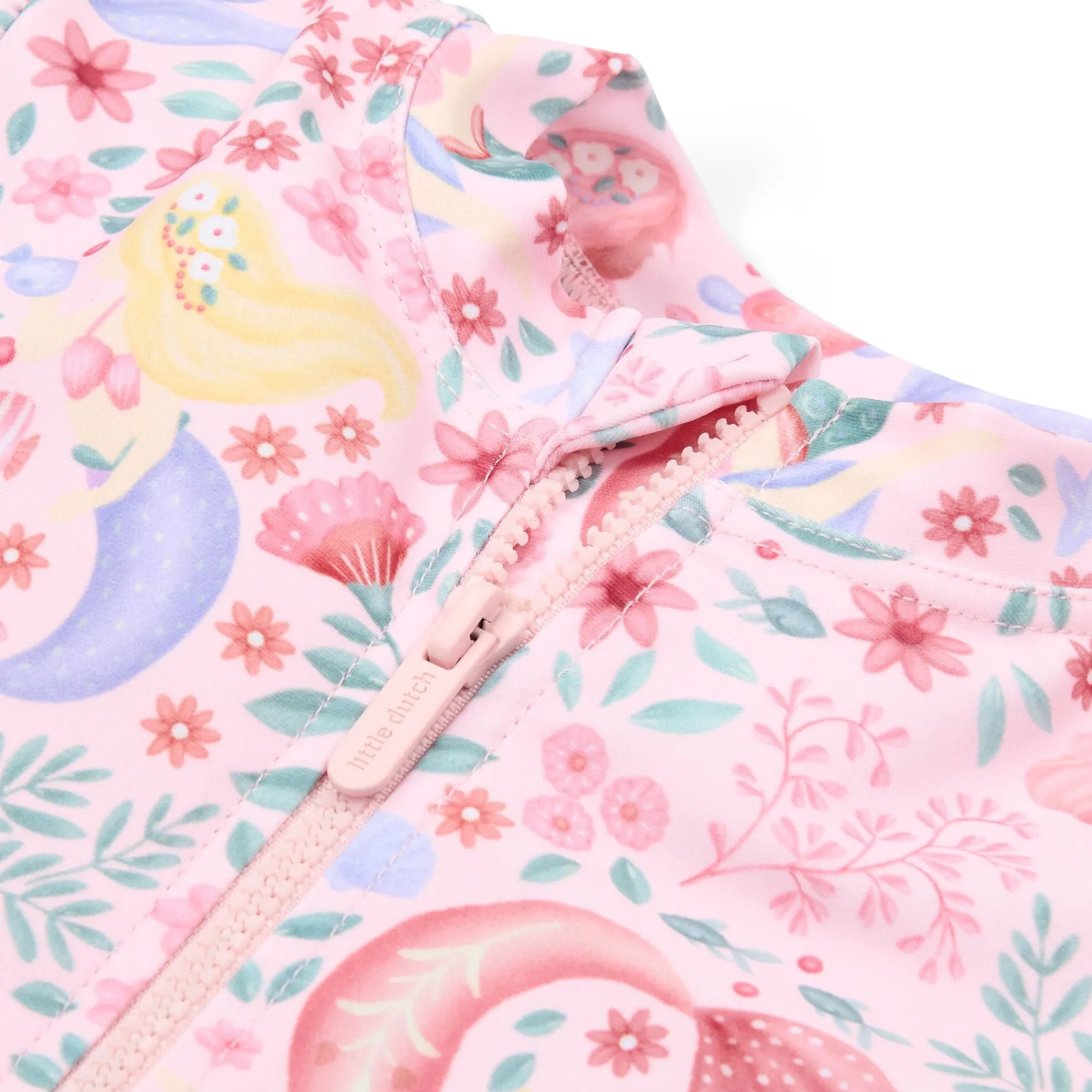 Zwempak korte mouw - Roze - Dreamy Mermaid