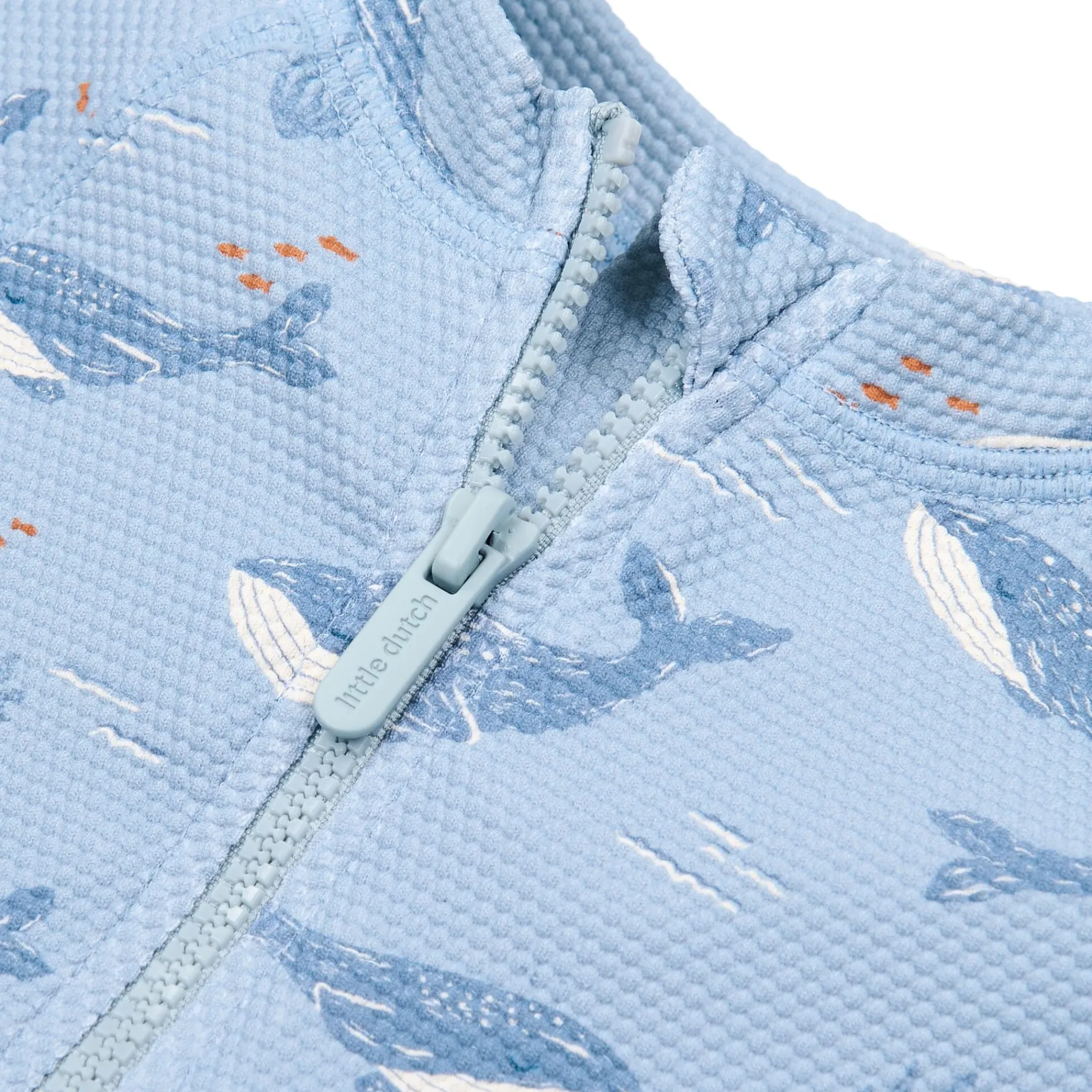 Zwempak lange mouw - UPF 40 - Blauw - Ocean Splash