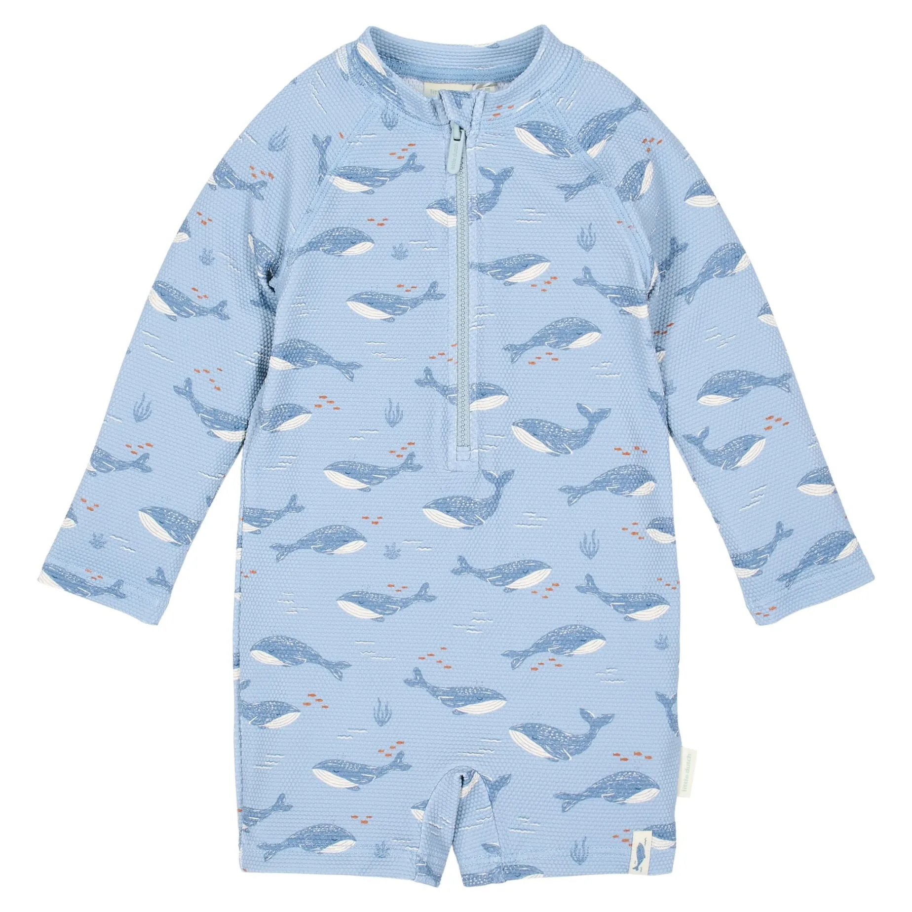 Zwempak lange mouw - UPF 40 - Blauw - Ocean Splash