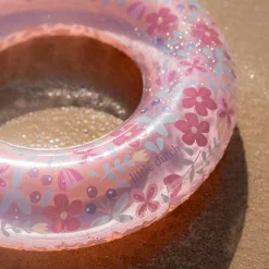 Zwemring Pink Flowers 50 cm
