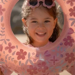 Zwemring Pink Flowers 50 cm