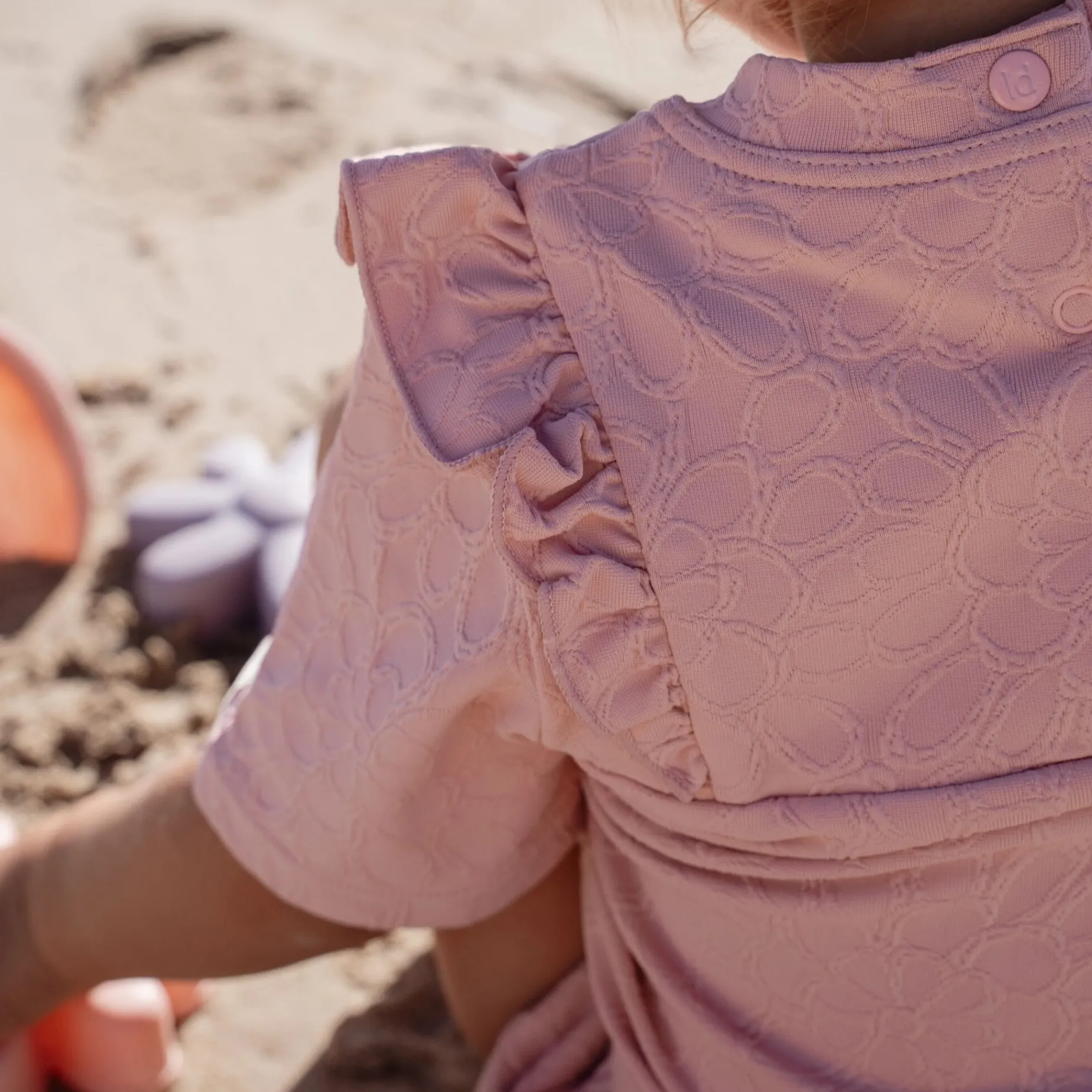 Zwemshirt korte mouw - Roze
