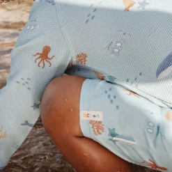 Zwemshirt lange mouw - UPF 40 - Groen - Ocean Friends